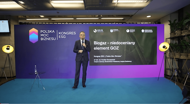 KEYNOTE – „Biogaz – niedoceniany element GOZ” wystąpienie Krystiana Szczepańskiego