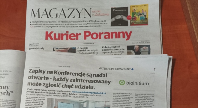 Konferencja podsumowująca Bioinitium