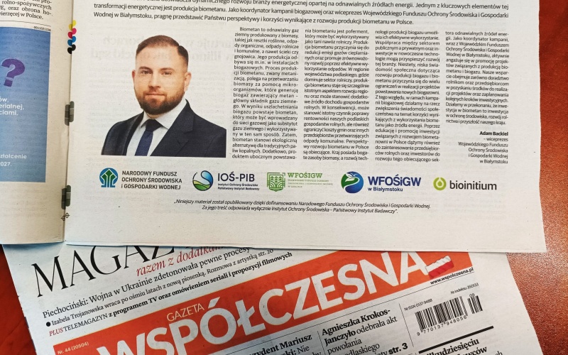 Polska może być pionierem w produkcji biogazu