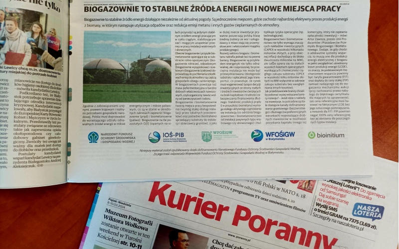 Biogazownie to stabilne źródła energii i nowe miejsca pracy