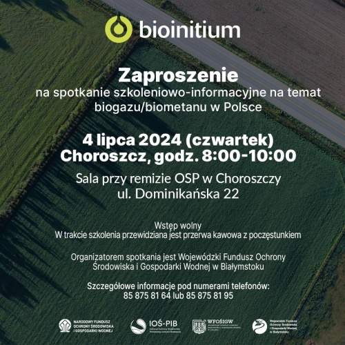 Cykl spotkań szkoleniowo-informacyjnych