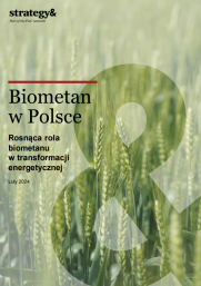 Raport PwC: „Biometan w Polsce. Rosnąca rola biometanu w transformacji energetycznej” 