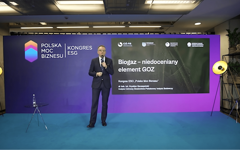 KEYNOTE – „Biogaz – niedoceniany element GOZ” wystąpienie Krystiana Szczepańskiego