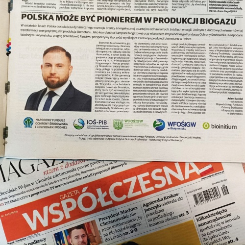 Polska może być pionierem w produkcji biogazu